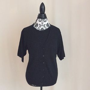 Sag Harbor 2 in 1 Black Sweater Size L.